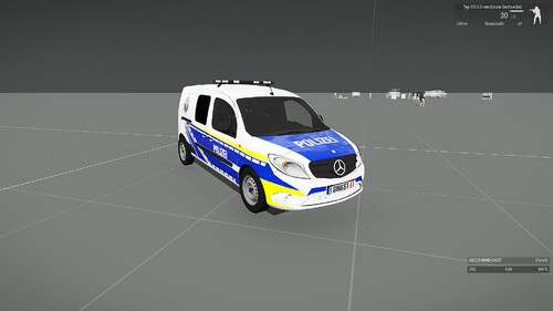 Mercedes Citan Polizei Vorne