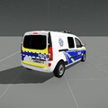 Mercedes Citan Polizei Hinten