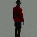 RCMP Uniform Hinten