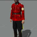 RCMP Uniform Vorne