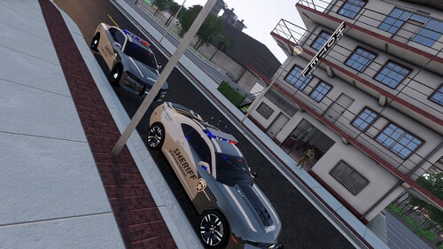 Vulcano Island Sheriff Department | Chevrolet Camaro & Dodge Charger R/T 