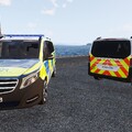 Mercedes Benz V250 - British Police Transport + Dog Unit Transport