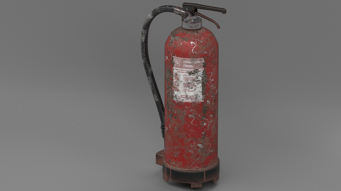 [3D MODELL] Fire Extinguisher (Textur)