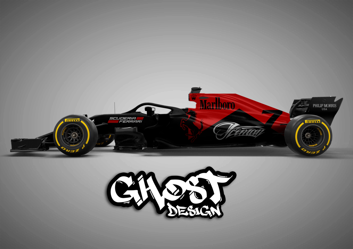 F1 Ferrari Livery by GHOST