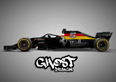 F1 Ferrari Black Concept Livery by GHOST