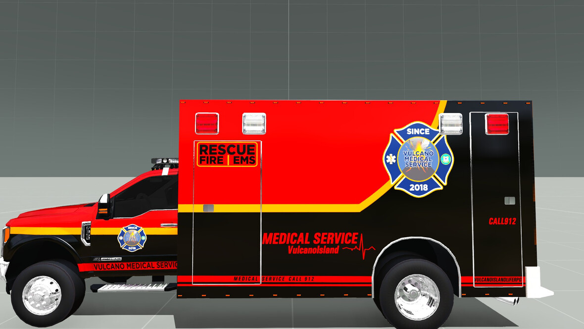 VMS Ambulance Skin [VulcanoIslandLifeRPG]