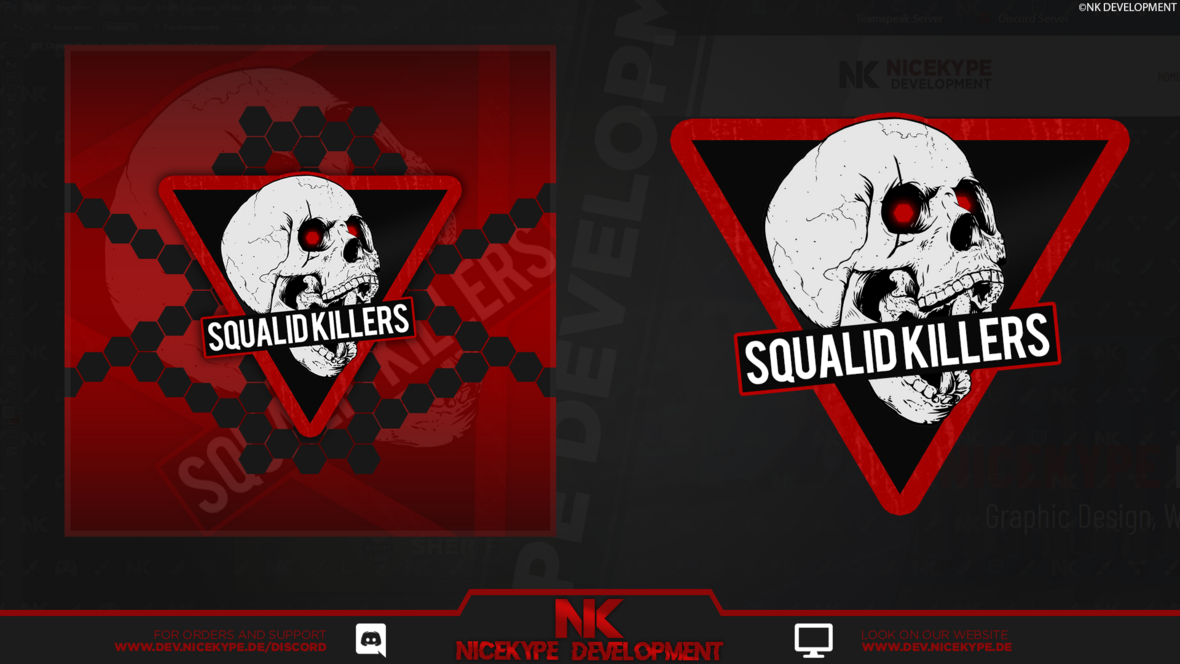 Squadkillers Logo und Avatar